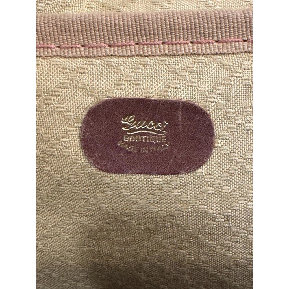 Gucci GG Web Vintage 1980 Travel Luggage Bag w/ Strap SPB-VWG 341027 - Picture 10 of 13